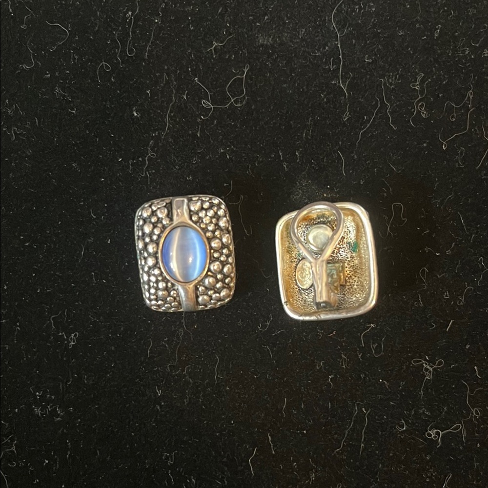 Premier Designs Silver and Gold Earrings with Unique Patterns